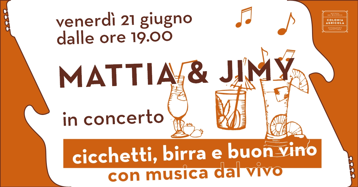 Mattia & Jimy concerto copertina