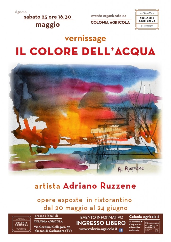 Il colore dell’acqua fronte