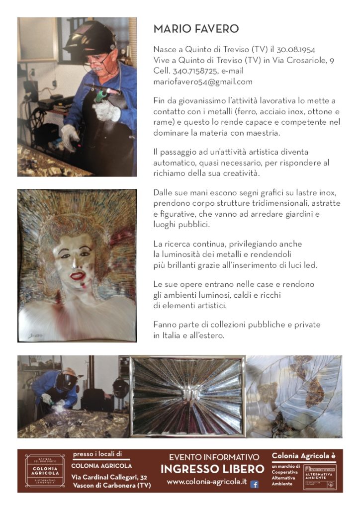 Mario Favero "Riflessi inoxidabili"