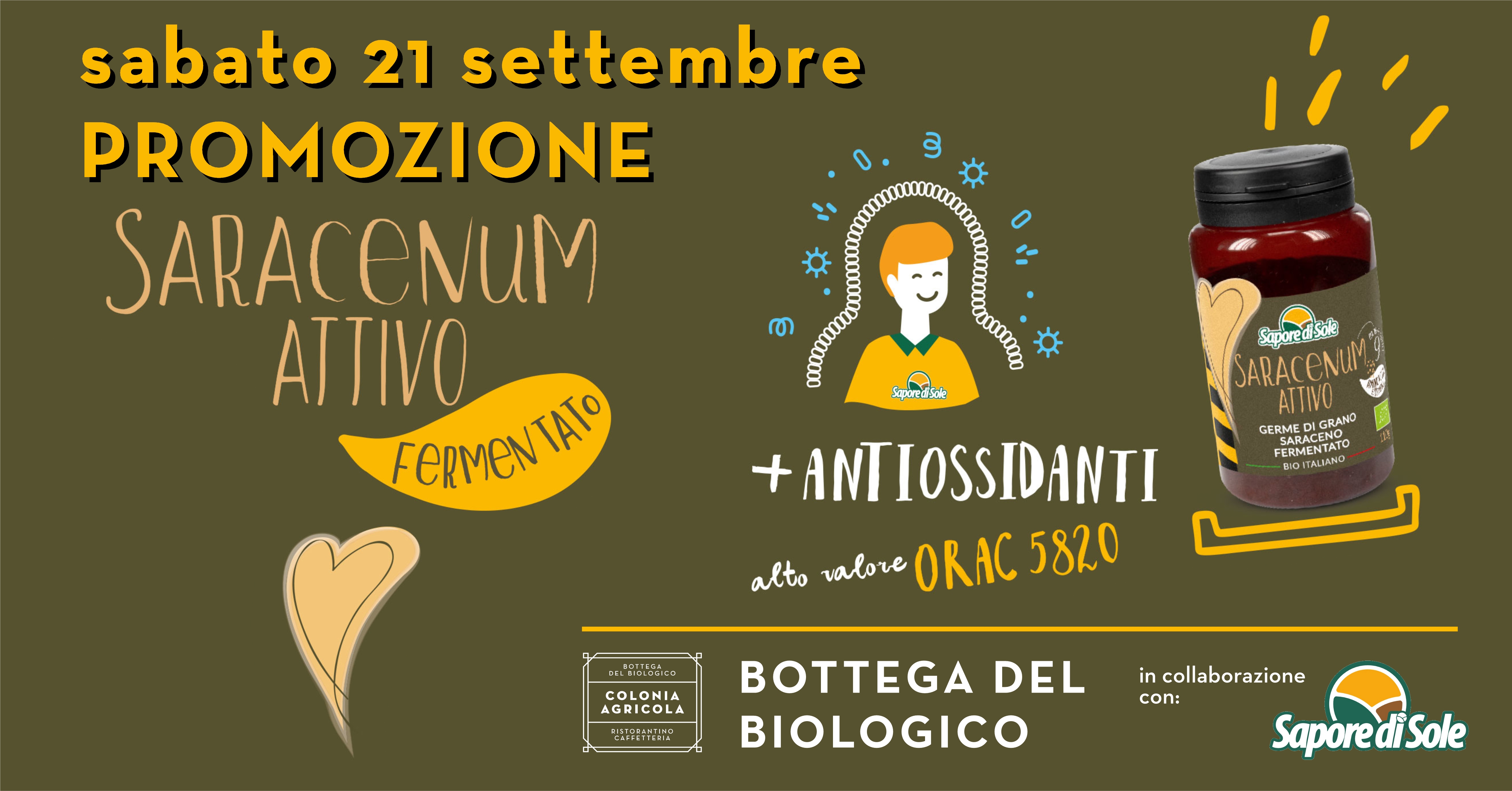 PROMOZIONE SARACENUM ATTIVO FERMENTATO